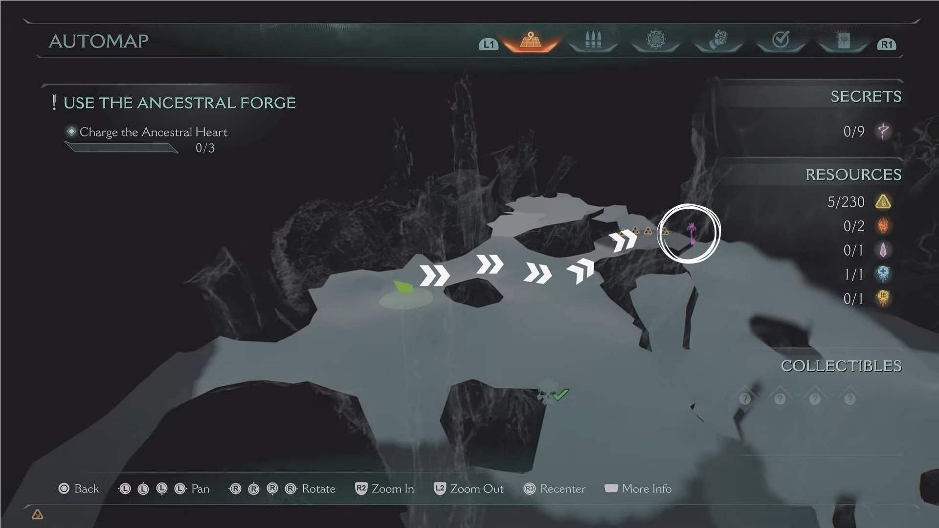 Direction showing the area of Secret Key (Image via Sportskeeda Gaming/Bethesda Softworks)